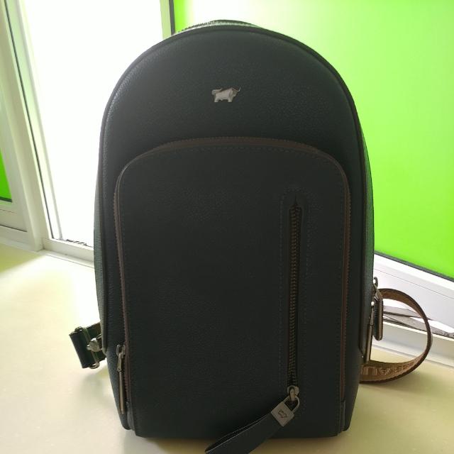 braun buffel sling bag man