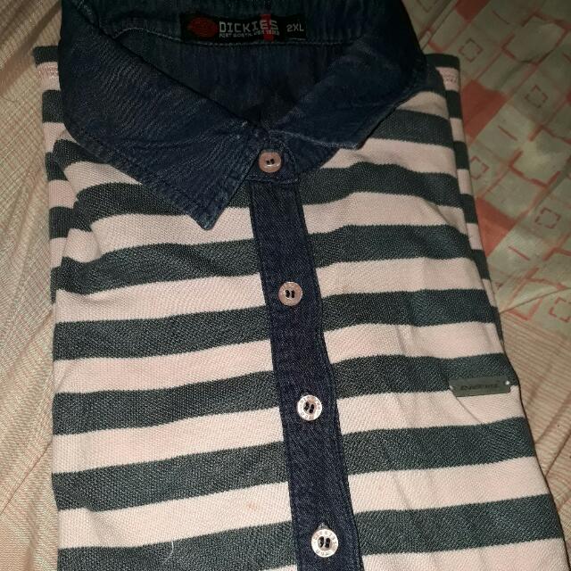 Dickies Polo Shirt Stripped on Carousell