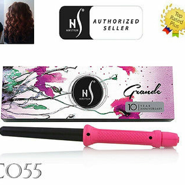 Herstyler Grande Curl Pink Professional Curling Iron 18 25 Curling Wand Beauty Personal Care Hair on Carousell