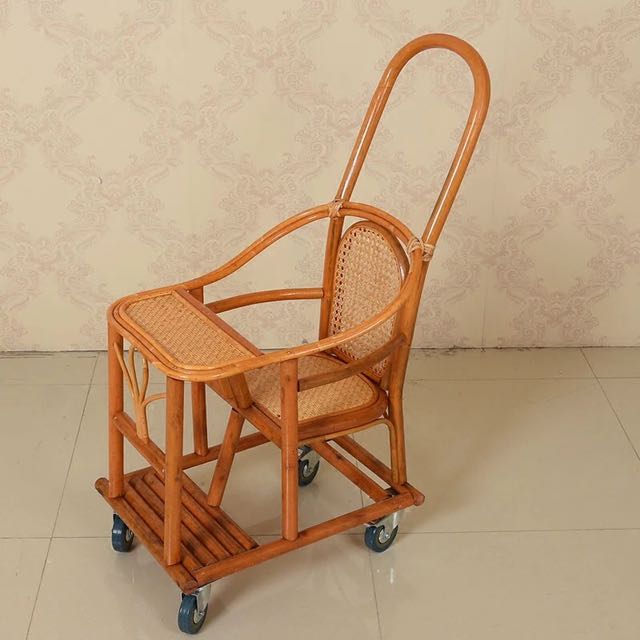 rattan stroller