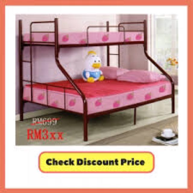 Katil Double Decker Clearance House Home Furniture Furniture On Carousell