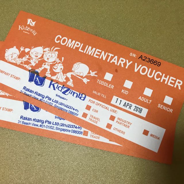 Kidzania Attraction Tickets Entertainment Gift Cards Vouchers On Carousell