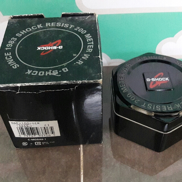 Kotak jam g top shock original