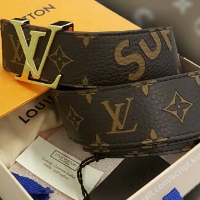 Lv Supreme Belt, Men's Fashion, Watches & Accessories, Belts on Carousell