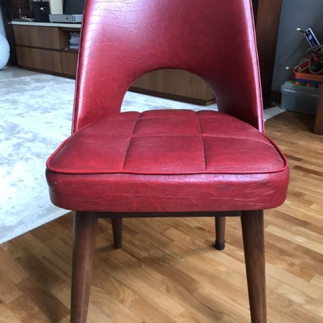 Original retro chairs, Furniture, Tables & Chairs on Carousell