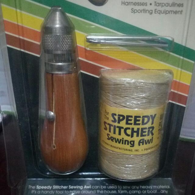 Professional Speedy Stitcher Sewing Awl Tool Kit for Leather Sail