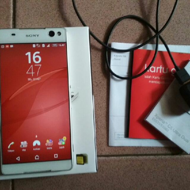 Sony Xperia C5 Ultra Dual White Telepon Seluler Tablet Ponsel Android Sony Di Carousell