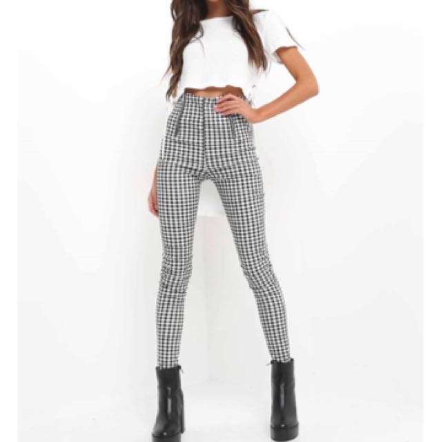 i am gia plaid pants