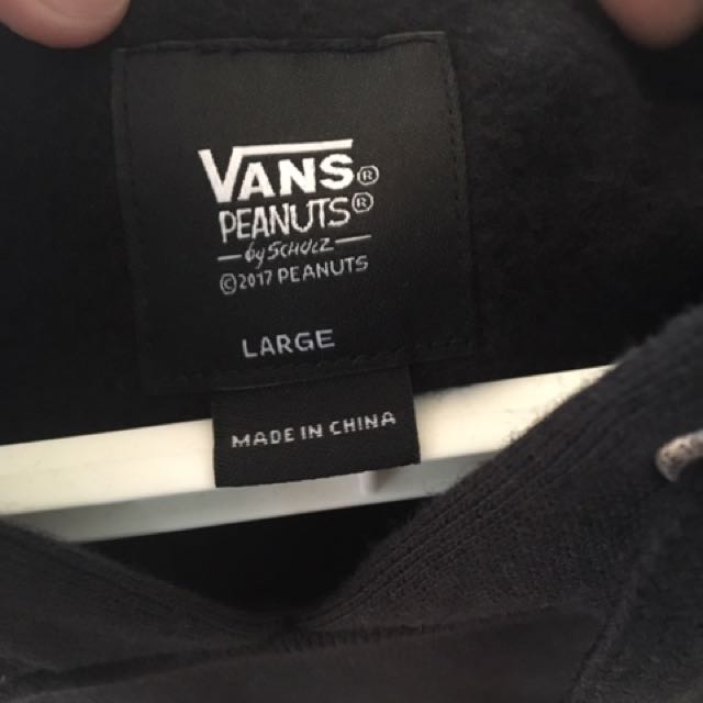 vans black label hoodie