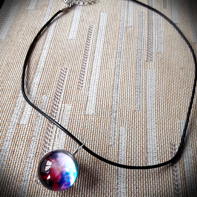 Galaxy ball hotsell necklace