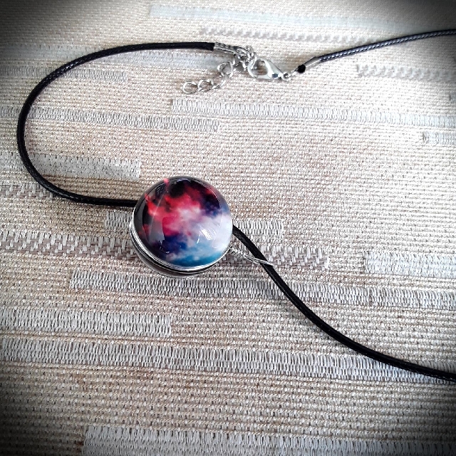 BOGO White Galaxy Ball Pendant Necklace Men s Fashion