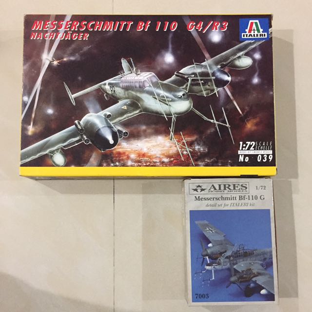 ITALERI 039-1//72 MESSERSCHMITT Bf 110 G4//R3 NACHTJAGER NUOVO