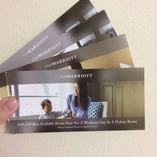 50% Discount Rooms@Marriott Hotel