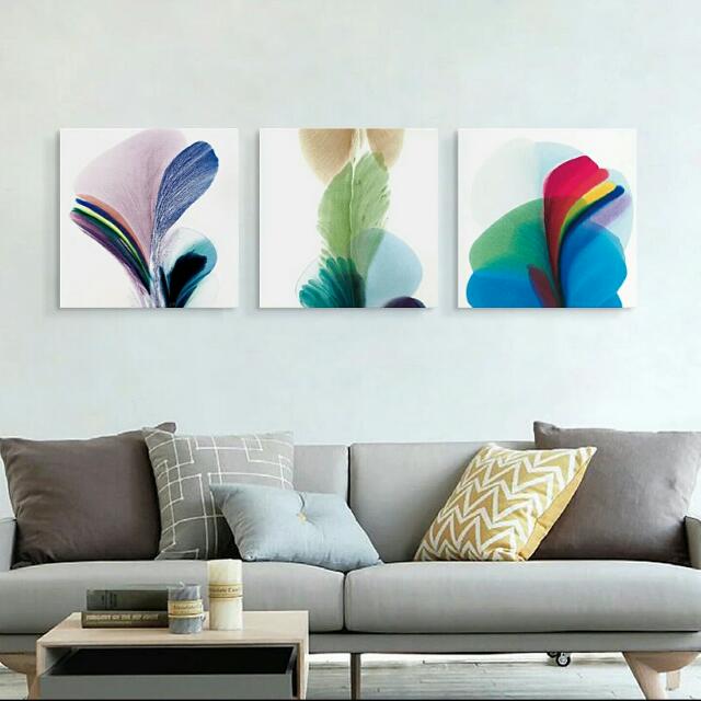 多款☆新品上市■无框画■30*30壁画布画挂画/客厅墙壁卧室玄关店面