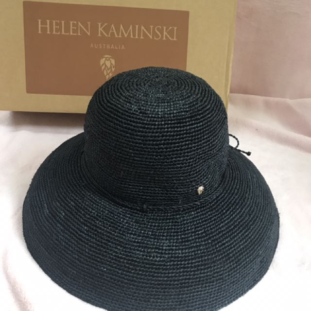 Helen Kaminski 》 全新澳洲手工草帽摺疊帽Provence 12 Cala4可參考, 她的時尚, 飾品配件在旋轉拍賣