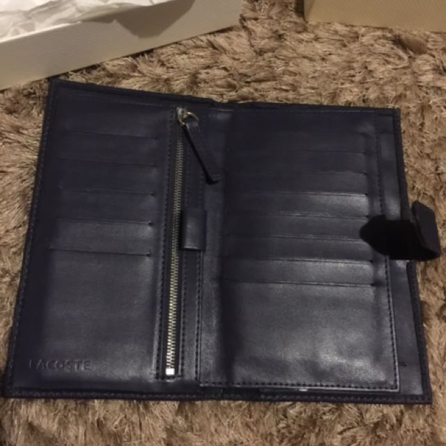 Auth Lacoste passport holder/wallet, Hobbies & Toys, Travel, Travel