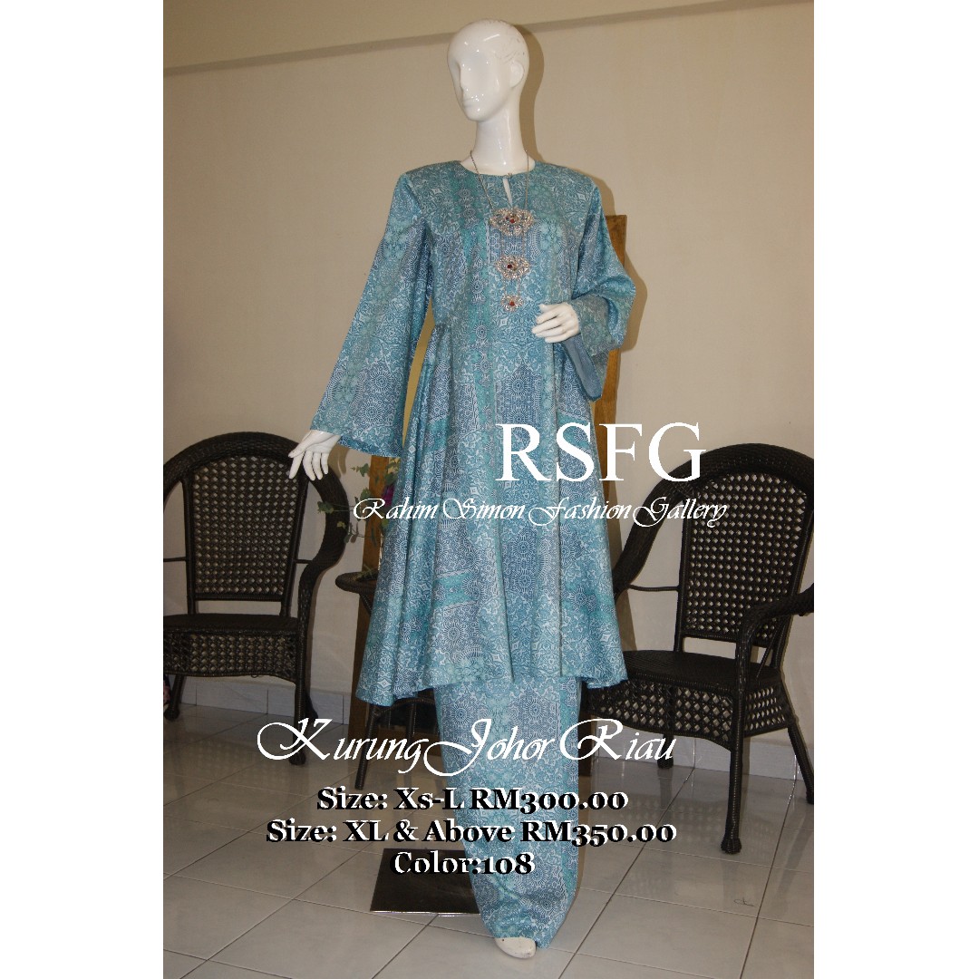  Baju  Kurung  Johor  Riau Muslimah Fashion on Carousell