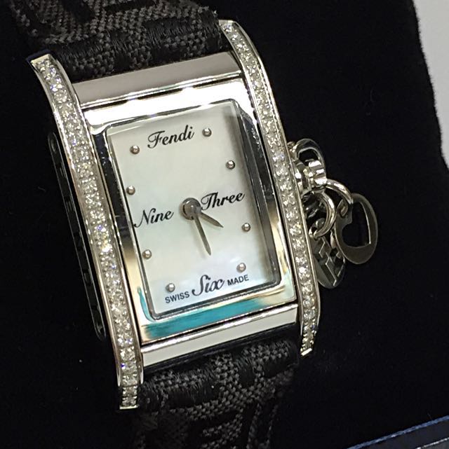 Fendi best sale rectangular watch