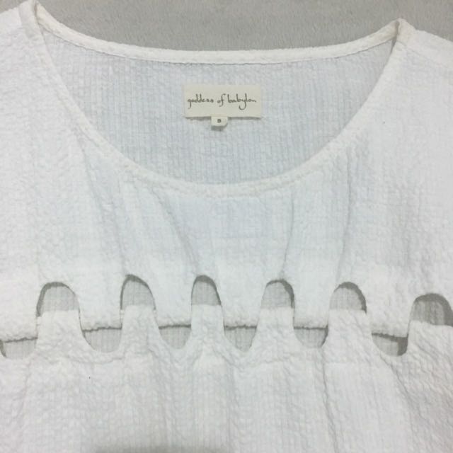 Goddess Of Babylon White Dress Women S Fashion Clothes On Carousell