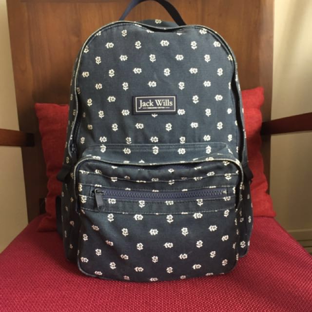 Jack wills floral backpack hot sale