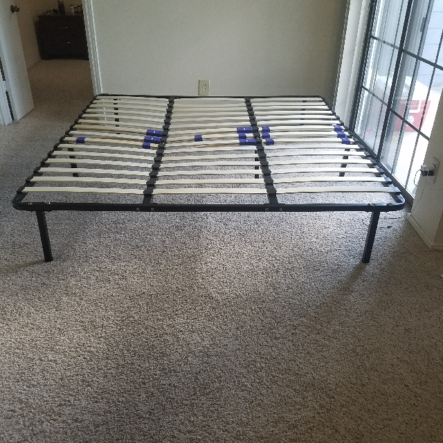 King Size Bed Frame With Adjustable Lumbar Support Furniture On