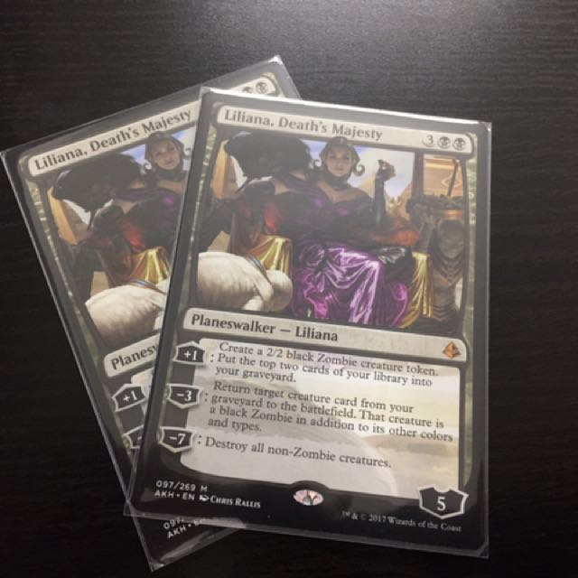 Mtg Liliana, Death's Majesty, Hobbies & Toys, Toys & Games on Carousell