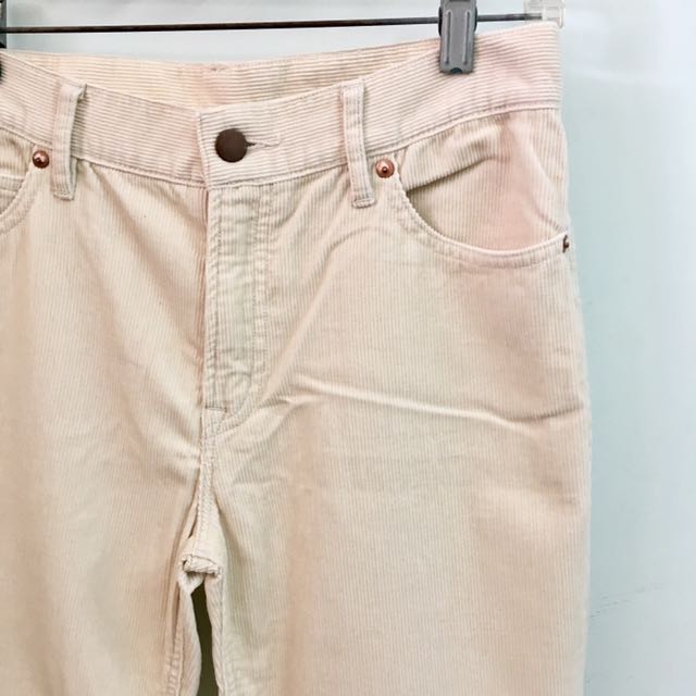 corduroy pants cream