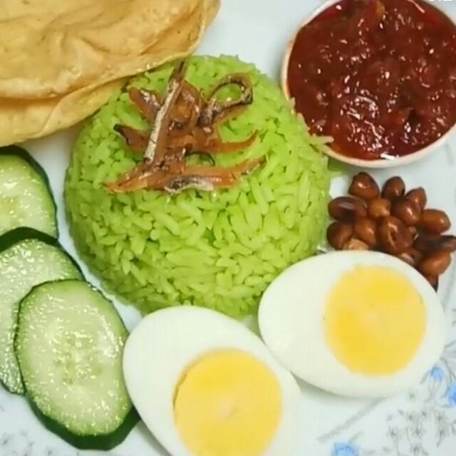Nasi Lemak Pandan Food Drinks Instant Food On Carousell