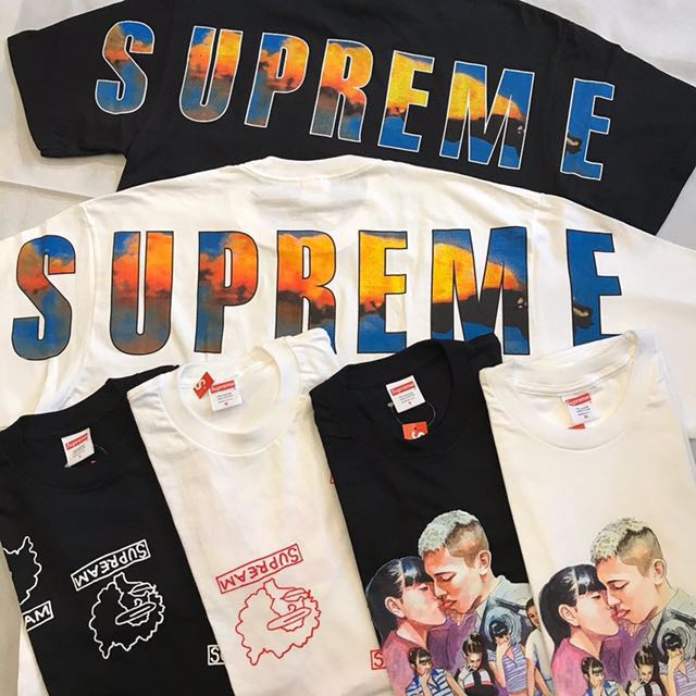 supreme crash tee black