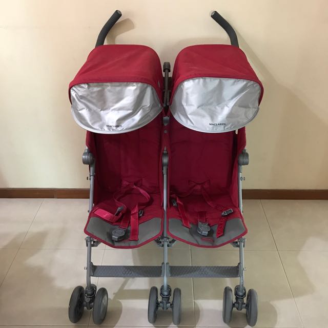 Twin Techno Stroller Maclaren Double Pram Maclaren Twin Triumph