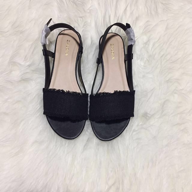 zalora flat sandals