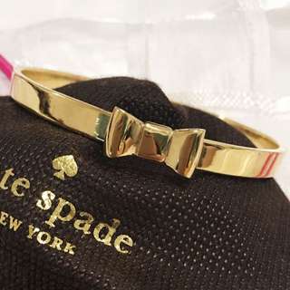 Kate Spade Gold Bow Bangle 手扼 手鐲 金色 蝴蝶結64219086571651110