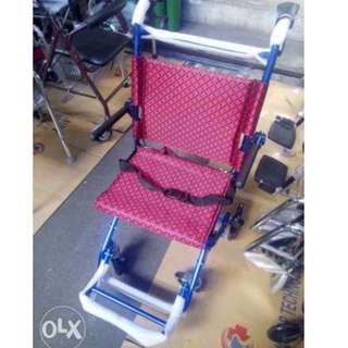 Brandnew Imported Colored steel lightweight portabletravel wheelchair