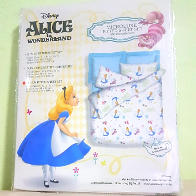 Alice in wonderland top crib bedding set