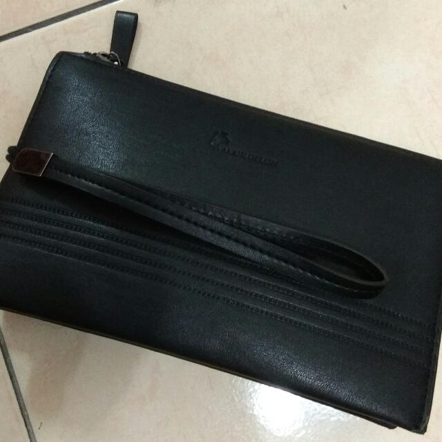 Alain delon clutch sale bag