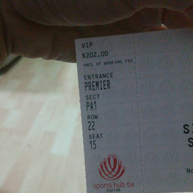 Emil Chau ( Zhou Hua Jian / Wakin ) Concert Ticket, Tickets & Vouchers