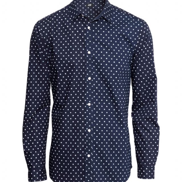 h&m polka dot shirt