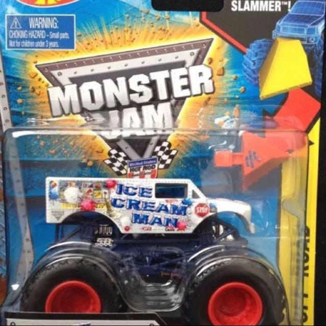 ice cream man monster truck toy