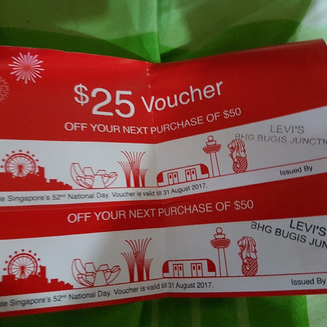 levis voucher, Tickets & Vouchers, Vouchers on Carousell