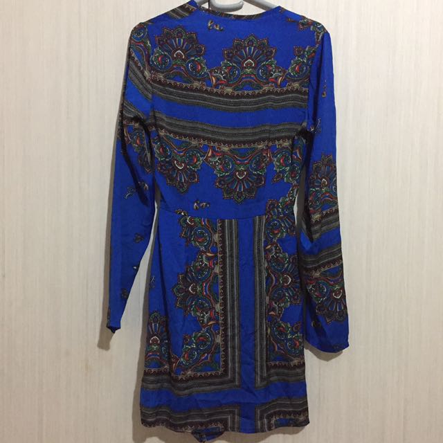 Missguided scarf print dress shop
