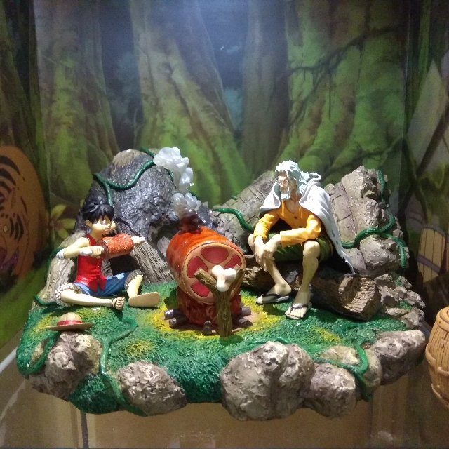 One Piece Luffy Rayleigh 3d2y Training Scenes Toys Games