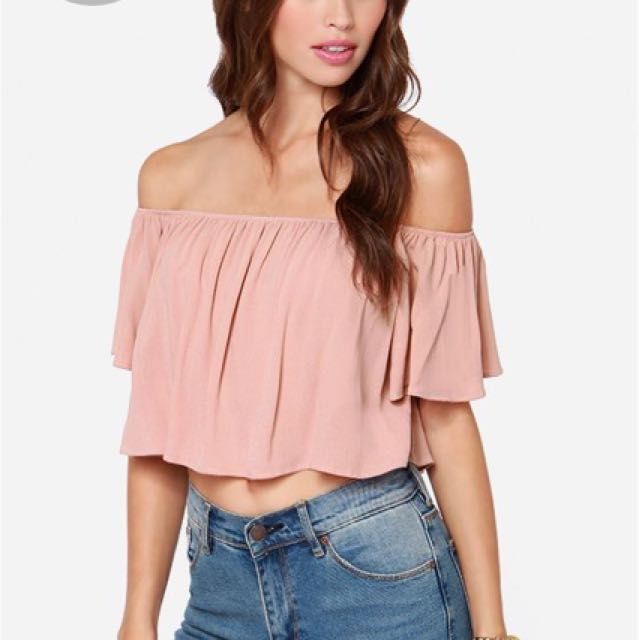 flowy off the shoulder top