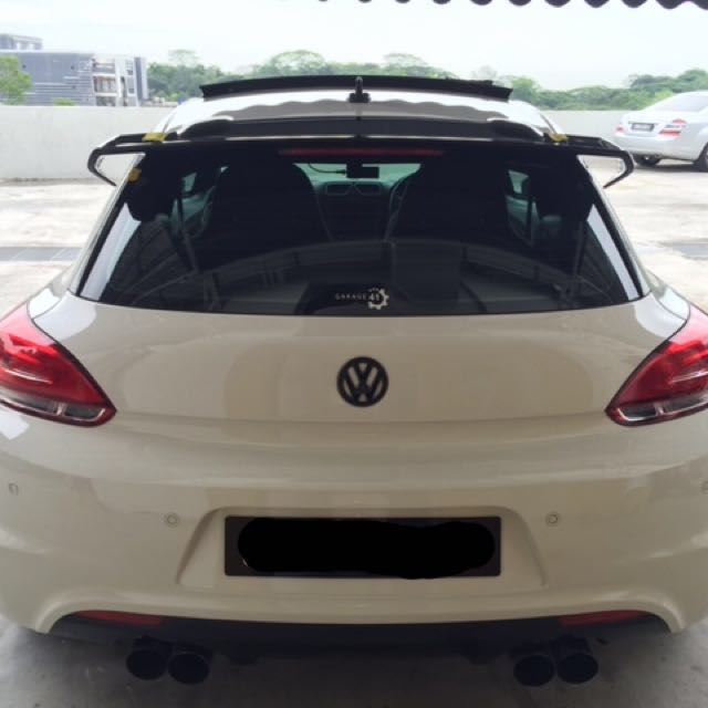 Scirocco r hot sale rear bumper