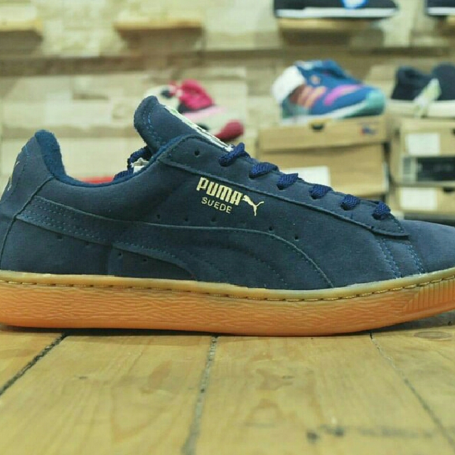 puma suede navy gum