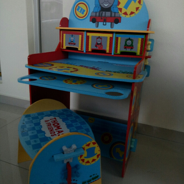 Thomas the train desk and on sale chair