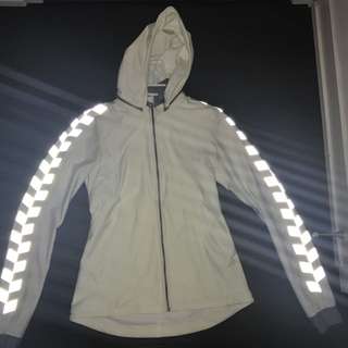 White Lululemon Wind Jacket