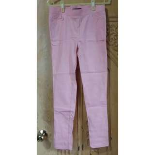 粉色長褲