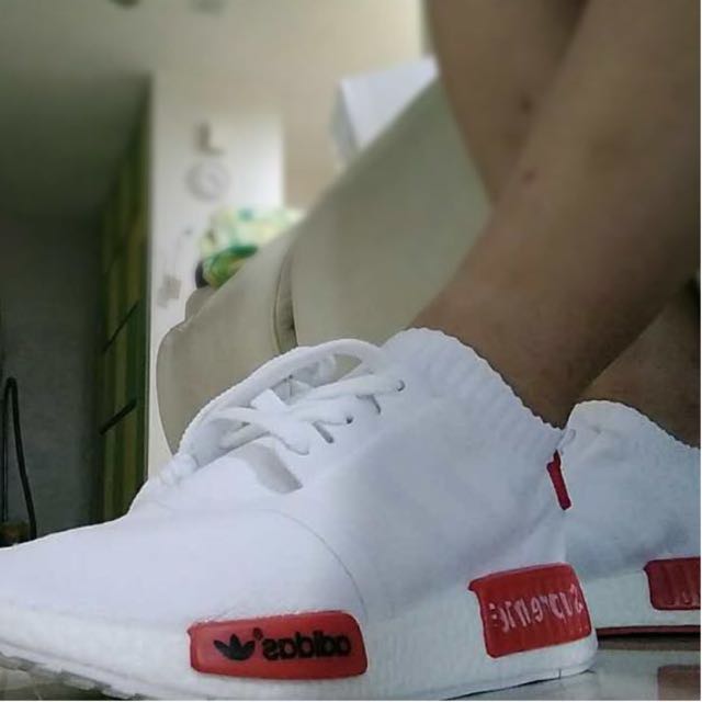 Lægge sammen lysere Tolkning Adidas NMD X Supreme Custom Rep, Women's Fashion, Footwear, Sneakers on  Carousell