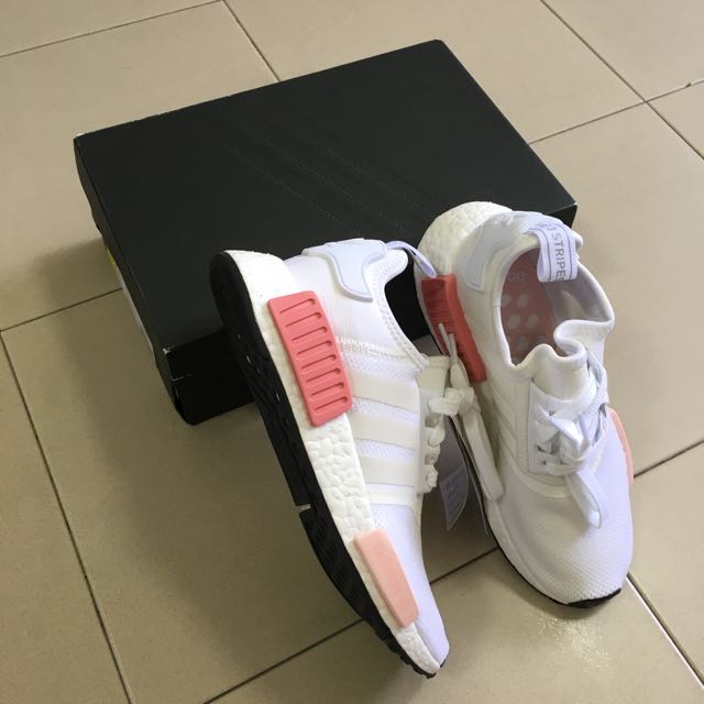 Adidas nmd r1 white rose clearance
