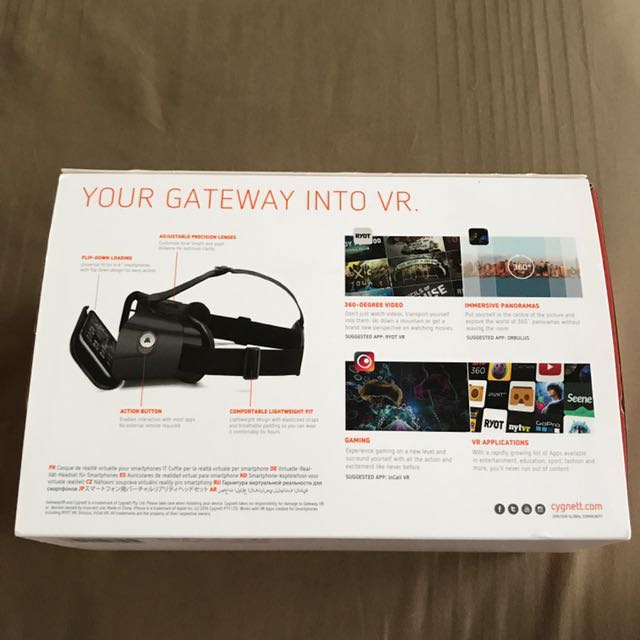 Cygnett Gateway Vr Headset For Smartphones Electronics Others On